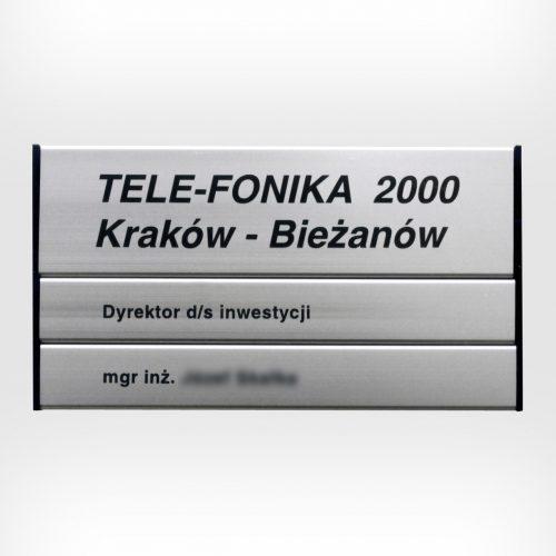 Tabliczka przydrzwiowa economy telefonika