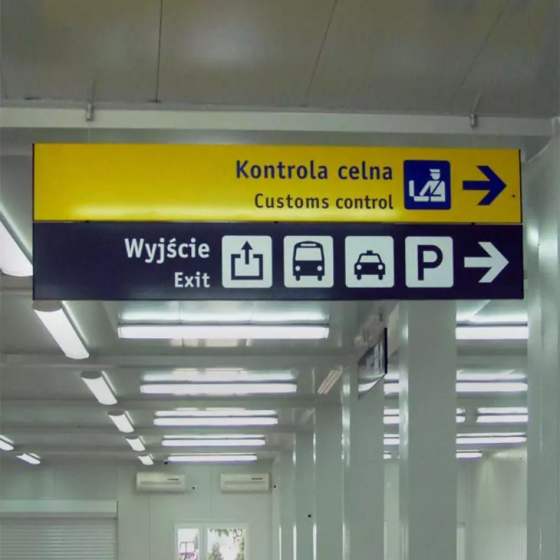 Tablice wiszące aluminiowe - obrazek 6