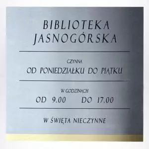 Tabliczki ze stali nierdzewnej